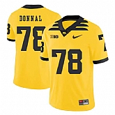 Iowa Hawkeyes 78 Andrew Donnal Yellow College Football Jersey Dzhi,baseball caps,new era cap wholesale,wholesale hats
